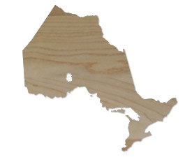 Wholesale Province Shaped Cutting Boards - Ontario