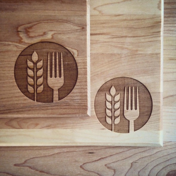 Nourish Food Marketing Custom Engraved Cutting Board