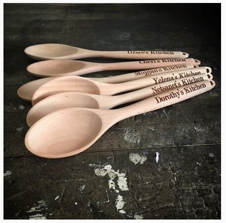 Personalized Wood Spoons