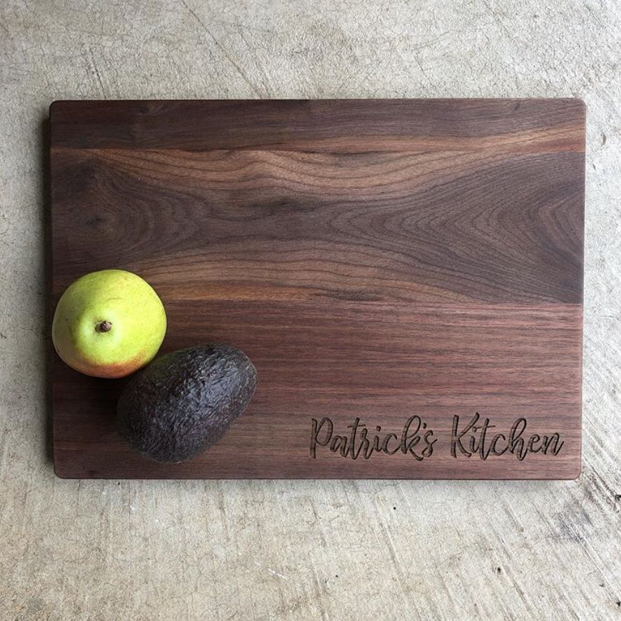 Personalized Walnut Cutting Board